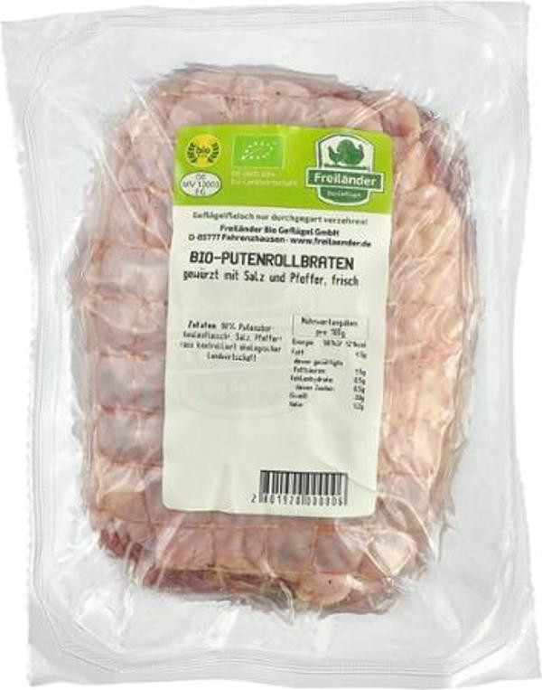 Produktfoto zu Putenrollbraten ca. 650g Freiland Bio Geflügel