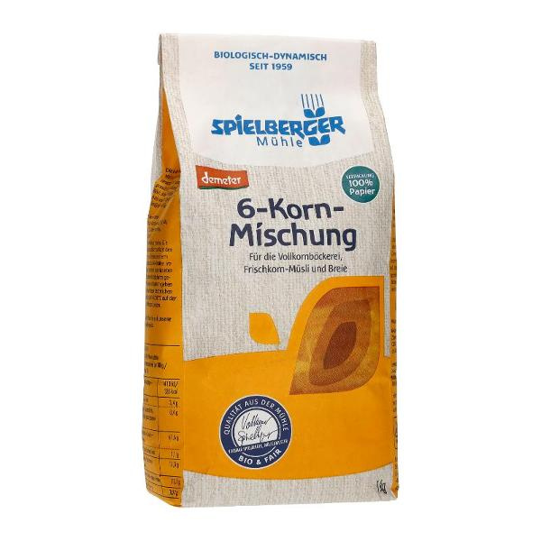 Produktfoto zu 6 Korn Mischung 1kg Spielberger