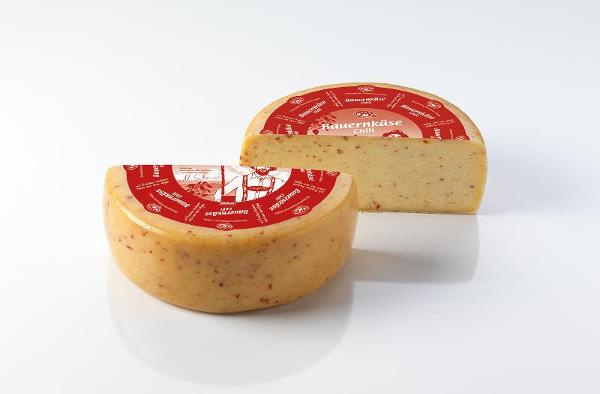 Produktfoto zu Bauernkäse Chili 50% ÖMA