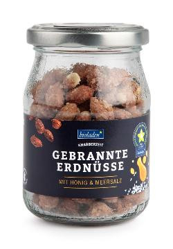 Produktfoto zu Gebrannte Erdnüsse im Pfandglas 125g bioladen