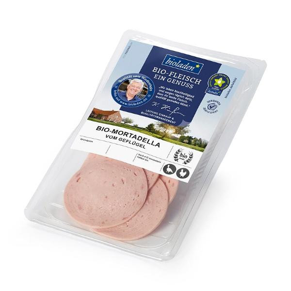 Produktfoto zu Geflügel-Mortadella 80g bioladen