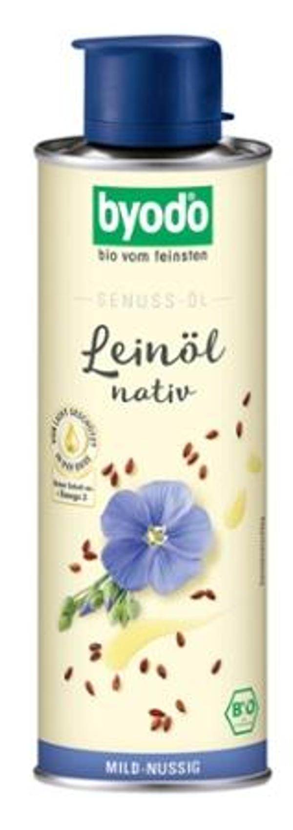 Produktfoto zu Leinöl nativ 250ml byodo