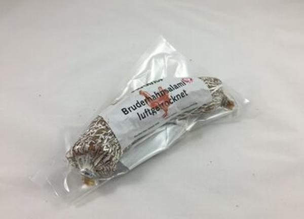 Produktfoto zu Bruderhahn Salami luftgetrocknet 150g Bauckhof