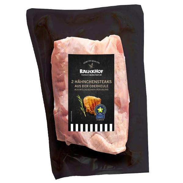 Produktfoto zu Hähnchensteaks 2 Stück ca. 300g demeter Fleischmanufaktur