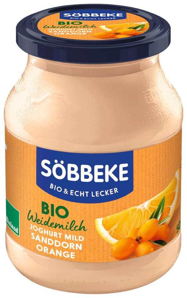 Produktfoto zu VPE Joghurt Sanddorn-Orange 6x500g Söbbeke