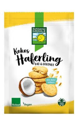 Produktfoto zu VPE Kokos Haferling 6x125g Bohlsener Mühle