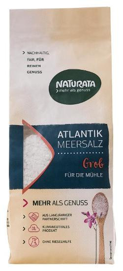 Produktfoto zu VPE Meersalz Atlantik grob 8x500g Naturata