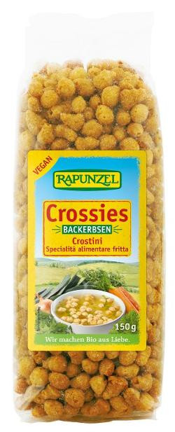 Produktfoto zu VPE Backerbsen (Crossies)  9x150g Rapunzel