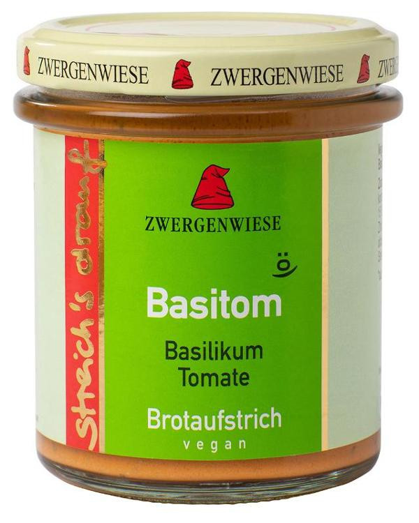 Produktfoto zu Brotaufstrich streich's drauf "Basitom" 160g Zwergenwiese