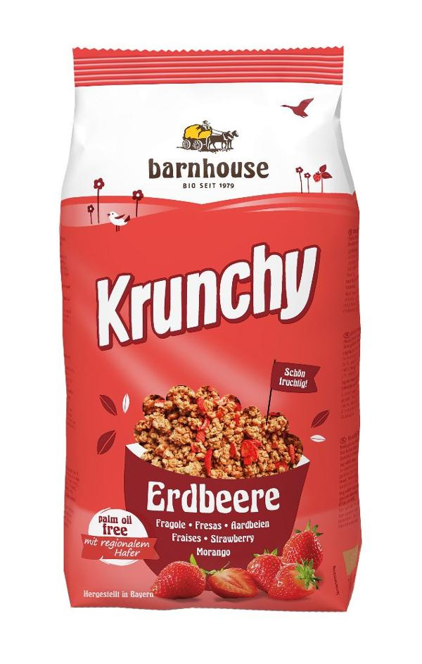 Produktfoto zu Krunchy Erdbeer 375g Barnhouse