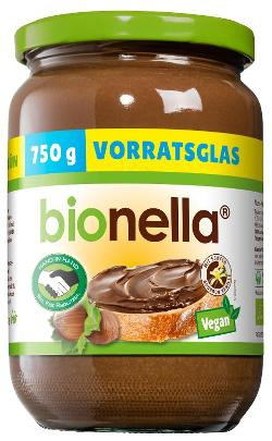 Produktfoto zu Nuss Nougat Creme Bionella 750g Rapunzel