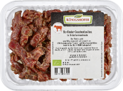 Produktfoto zu Rindergeschnetzeltes in Kräutermarinade ca. 300g Königshofer