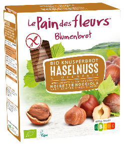 Produktfoto zu Blumenbrot Haselnuss 150g EKIBIO