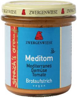 Produktfoto zu Brotaufstrich streich`s drauf "Meditom" 160g Zwergenwiese