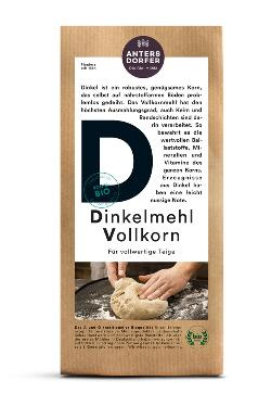 Produktfoto zu Dinkelmehl Vollkorn 1kg Antersorfer Mühle