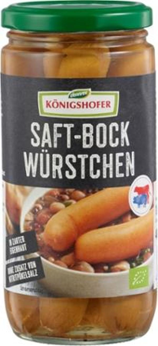 Produktfoto zu VPE Saftbockwürstchen 6x380g (6 Stück) Köngishofer