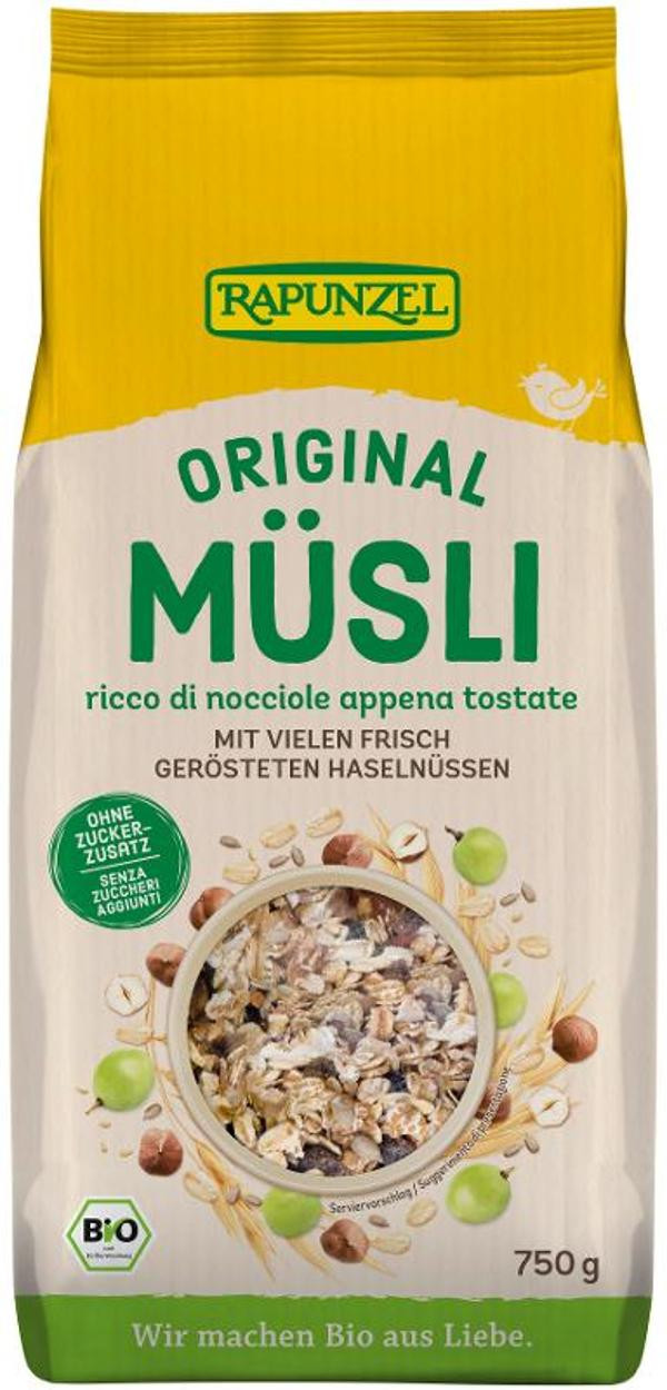 Produktfoto zu Original Rapunzel Müsli 750g Rapunzel