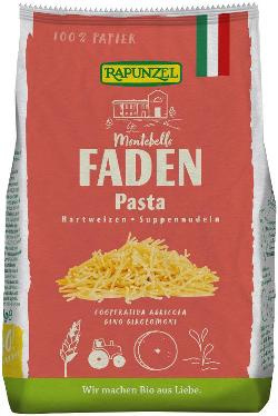 Produktfoto zu Faden Suppennudeln Semola 250g Rapunzel