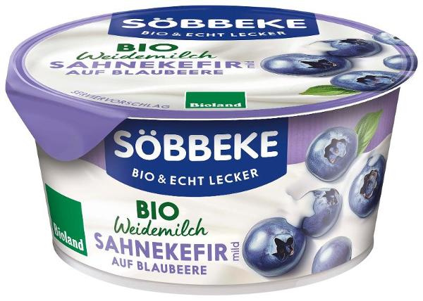 Produktfoto zu Sahnekefir auf Blaubeere 150g Söbbeke