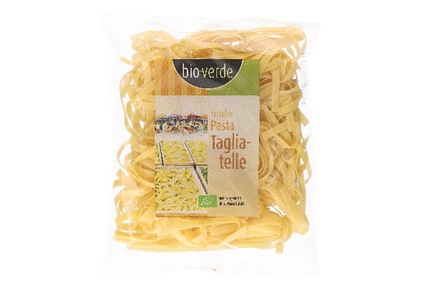 Produktfoto zu Frische Tagliatelle klassische Bandnudeln 250g bio verde