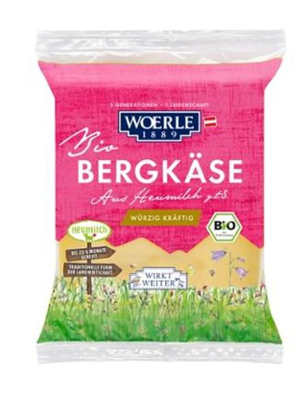 Produktfoto zu Bergkäse aus Heumilch 250g Woerle