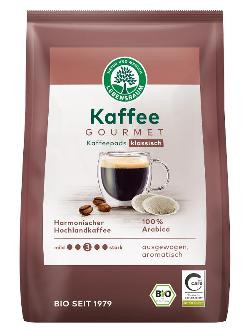 Produktfoto zu VPE Pads Gourmet Caffè Crema klassisch 5x126g à 18 ST. LEBENSBAUM