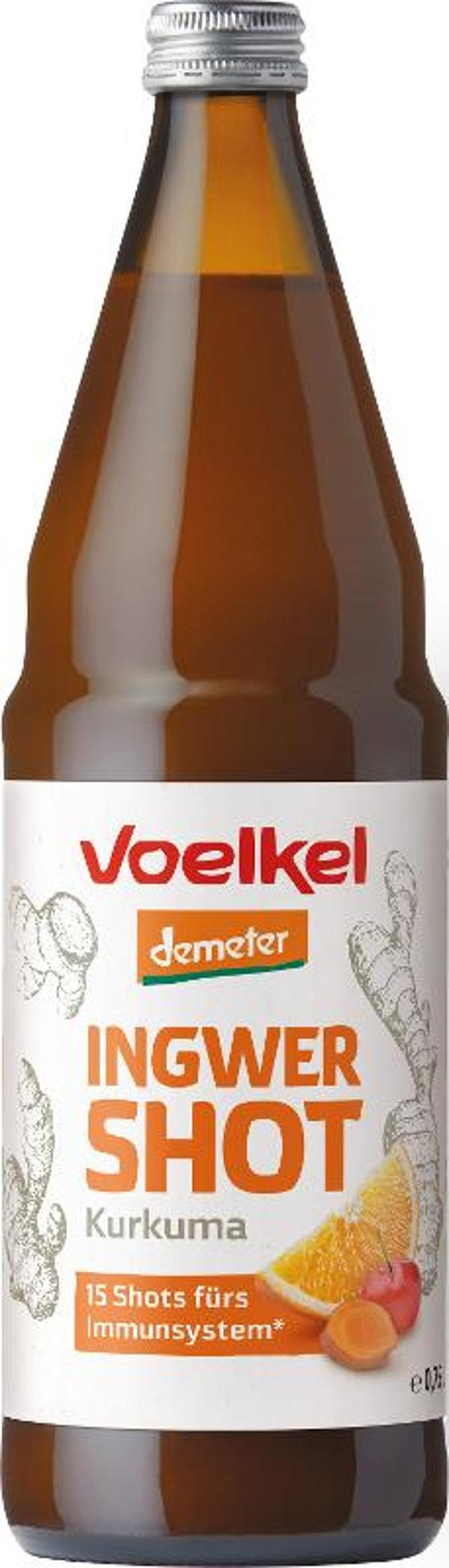 Produktfoto zu Shot Ingwer Kurkuma 0,75l Voelkel