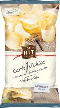 Produktfoto zu VPE Kartoffelchips Meersalz 10x125g DeRit