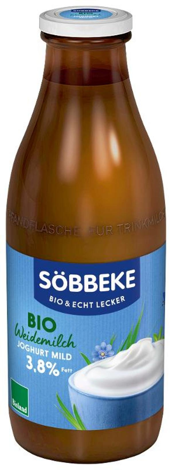 Produktfoto zu Joghurt mild natur 3,7% 1 l Söbbeke