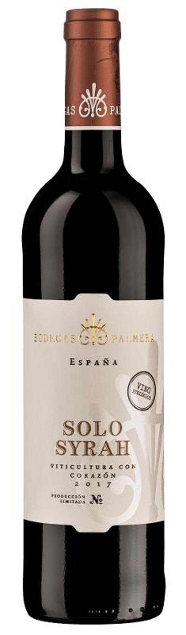 Produktfoto zu Solo Syrah rot 0,75 l Bodegas Palmera