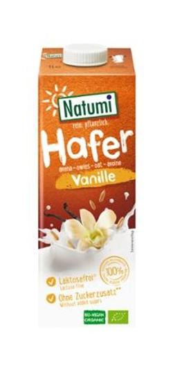 Produktfoto zu VPE Hafer Drink Vanille 8x1 l Natumi