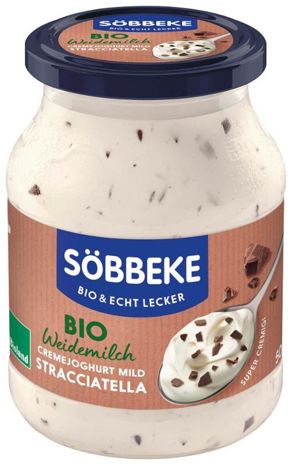 Produktfoto zu Cremejoghurt Stracciatella 500g 7,5% Söbbeke