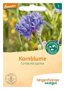 Produktfoto zu Kornblume blau Bingenheimer Saatgut