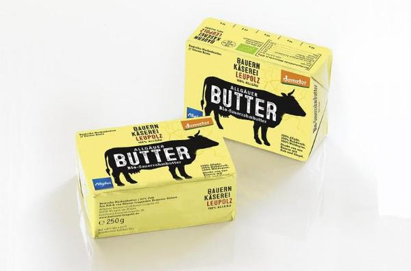 Produktfoto zu VPE Demeter Sauerrahmbutter 16x250g ÖMA