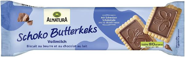 Produktfoto zu Schoko Butterkeks Vollmilch 130g Alnatura