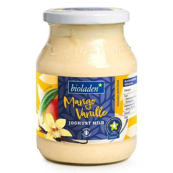 Produktfoto zu Joghurt mild Mango-Vanille 500g bioladen