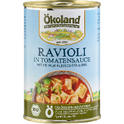 Produktfoto zu Ravioli in Tomatensauce 400g Ökoland