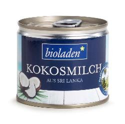 Produktfoto zu VPE Kokosmilch 12x200ml bioladen