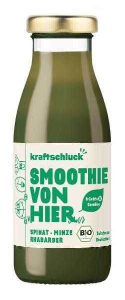 Produktfoto zu Grüner Smoothie von hier 0,25l Kraftschluck