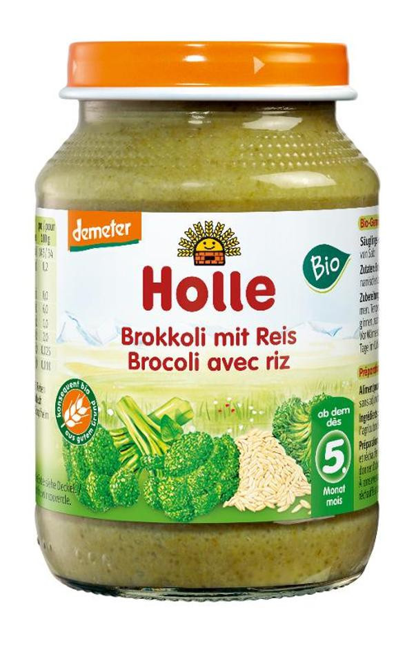 Produktfoto zu VPE Babykost Brokkoli mit Reis 6x190g Holle