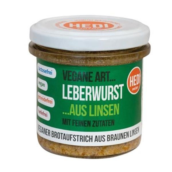 Produktfoto zu VPE Vegane Art... Leberwurst mit feinen Zutaten 6x140g HEDI Naturkost