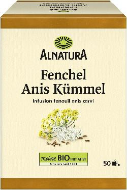 Produktfoto zu Fenchel Anis Kümmel Tee (50TB) 112,5 g Alnatura