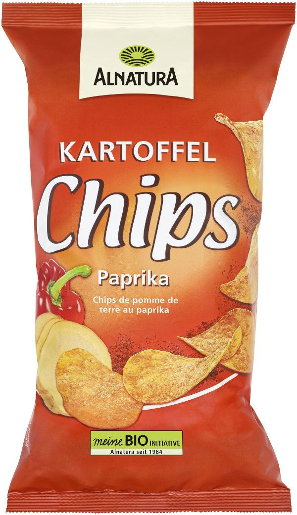 Produktfoto zu Kartoffelchips Paprika 125g Alnatura