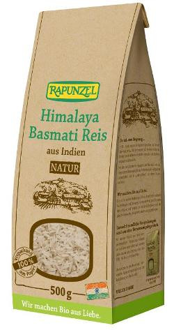 Produktfoto zu Himalaya Basmati Reis natur 500g Rapunzel