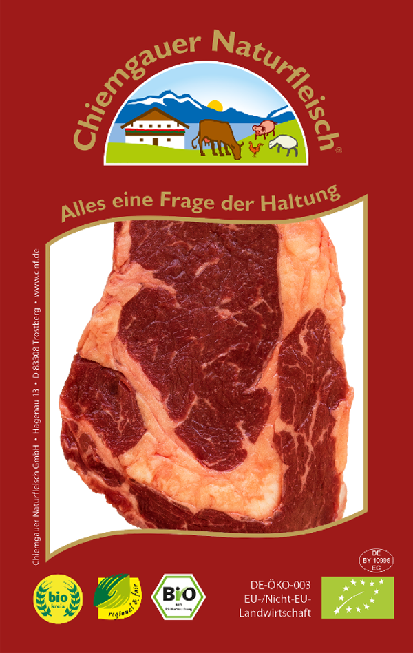 Produktfoto zu Entrecôte-Steak ca. 200g Chiemgauer Naturfleisch