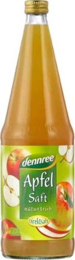 Produktfoto zu VPE Apfelsaft naturtrüb 6x1l dennree