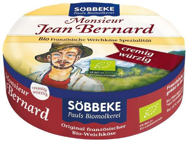 Produktfoto zu Monsieur Jean Bernard Weichkäse 200g Söbbeke