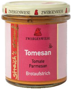 Produktfoto zu Brotaufstrich streich's drauf "Tomesan" 160g  Zwergenwiese