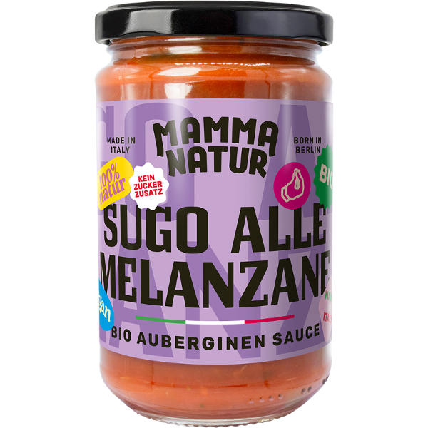 Produktfoto zu Sugo alle Melanzane 280g Mamma Natur