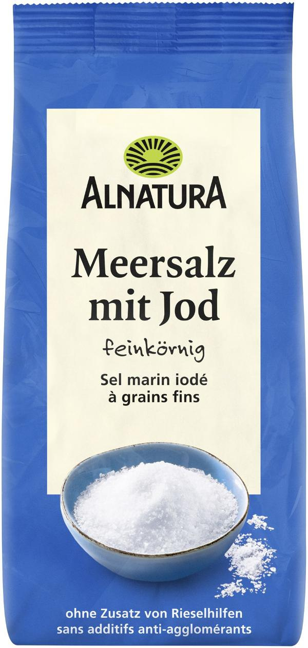 Produktfoto zu Meersalz mit Jod 500g Alnatura